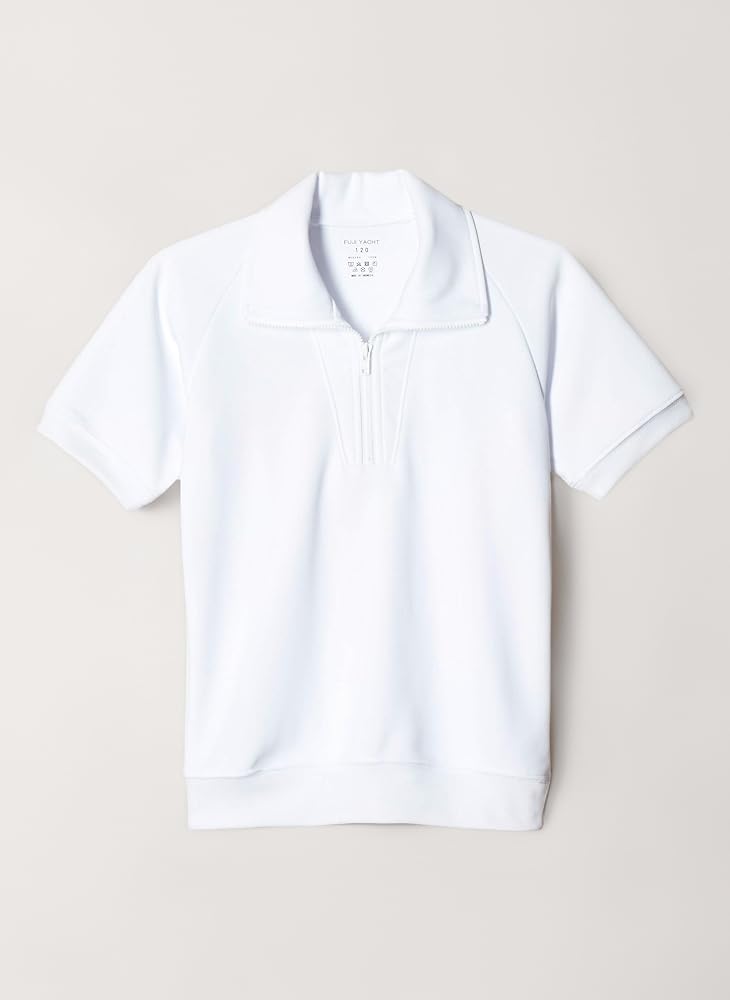 Amazon.co.jp: 体操服 半袖Tシャツ チャック型 SAS502F 114ホワイト SS